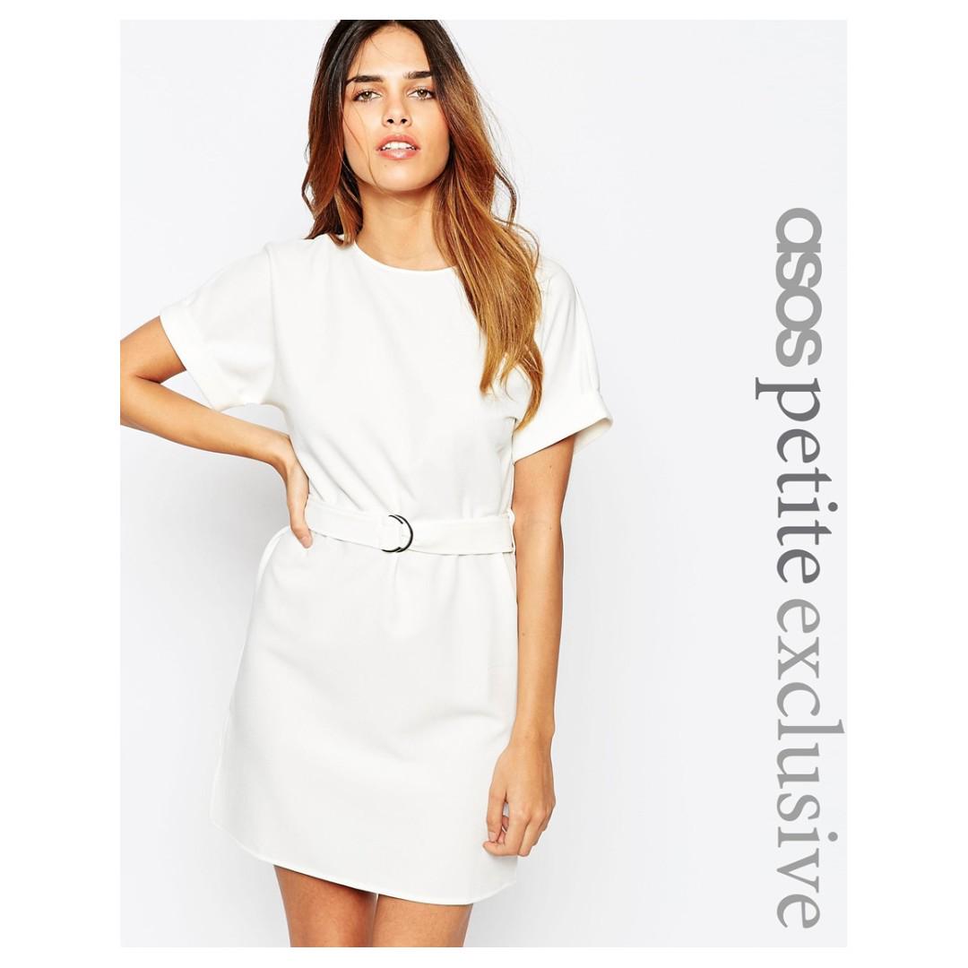 ASOS Shift Dress w D ring belt Women s Fashion Tops Sleeveless on Carousell