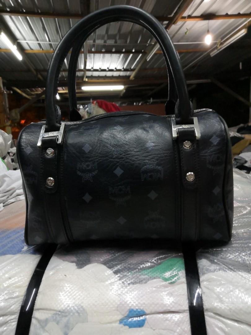 Authentic MCM Speedy Black 26 (MCM1814), Luxury, Bags & Wallets on Carousell