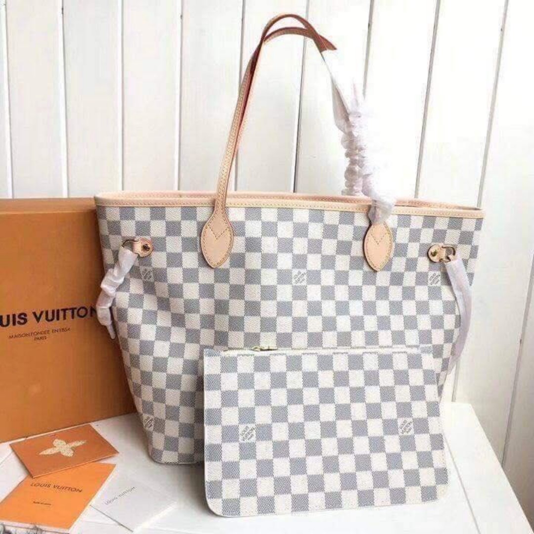 lv tote with zipper