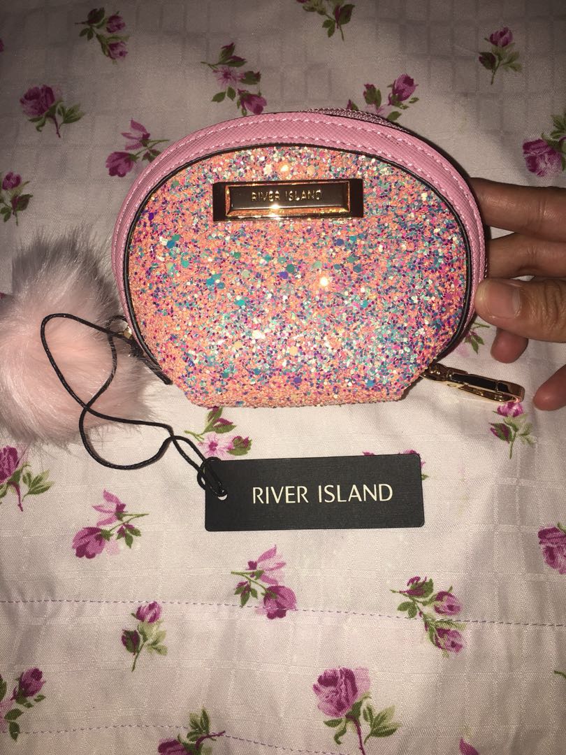 river island glitter purse