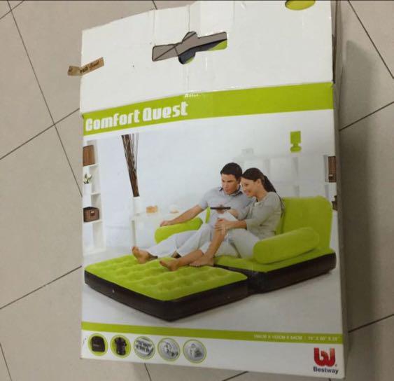 Bestway Comfort Quest A 13054e Multi Max Air Couch With Sidewinder Ac Air Pump Furniture Others On Carousell