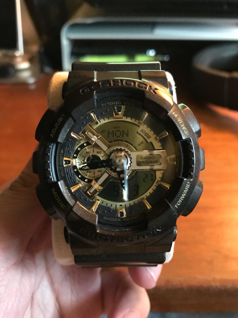 Casio G-Shock GA110-BR (Authentic), Mobile Phones & Gadgets, Wearables ...