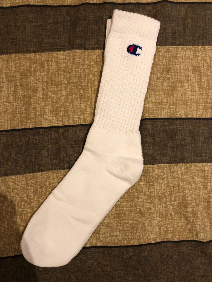 Champion White Socks (Category: Socks) located in Manila. Submitted by rafa87 (Listing ID 188055477, Image 1). Description: Purchased in Japan. Fits us 9-12. Smoke free home. No low balls please..
