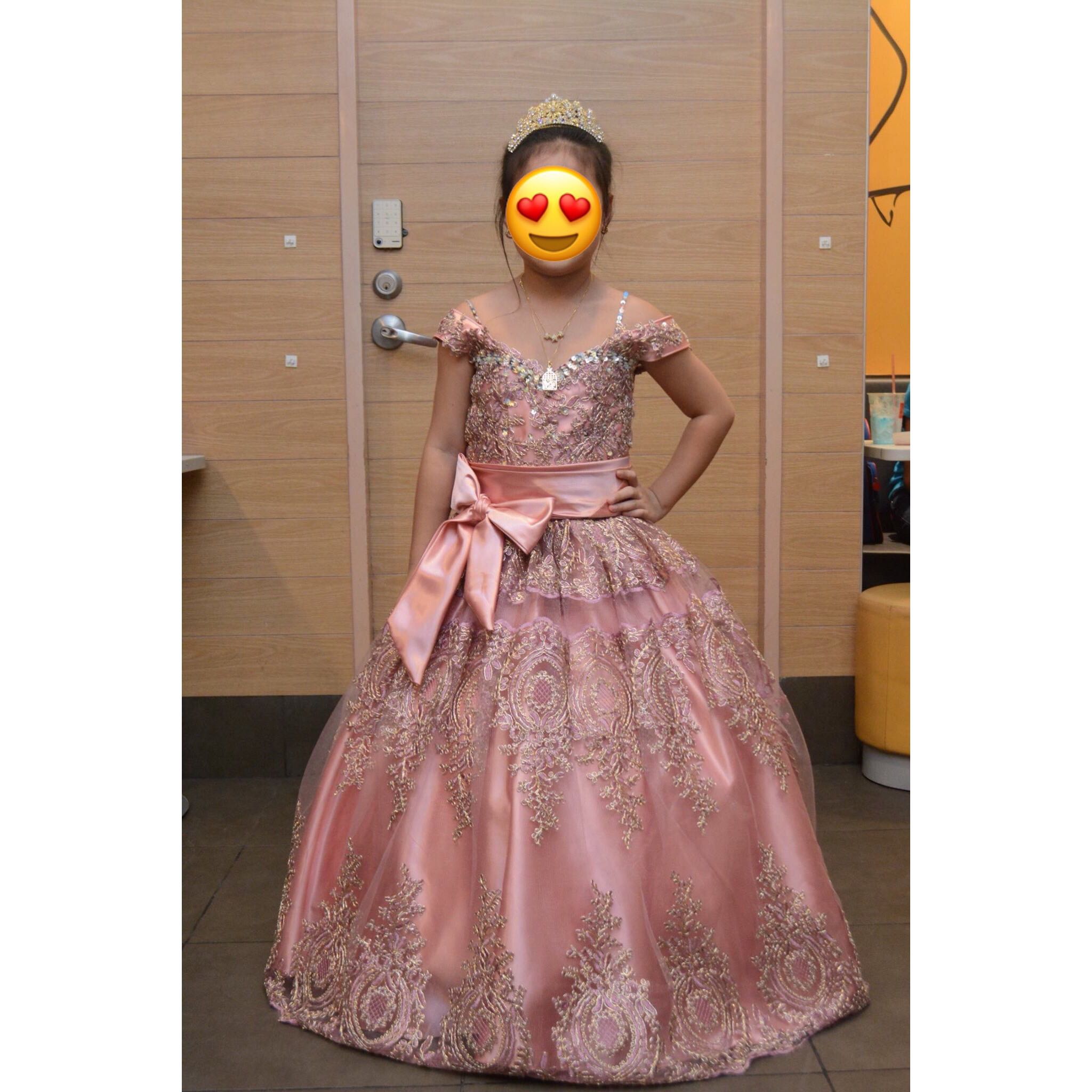 7th birthday gown store design