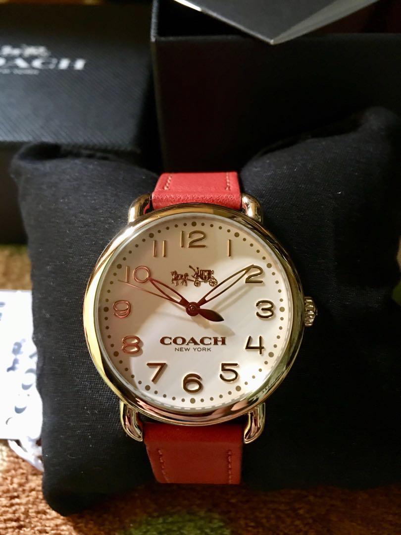 Coach Ladies Watch Original From With Tag Price And Paper Bag Money Back If Proven Fake Sale Women S Fashion Watches On Carousell