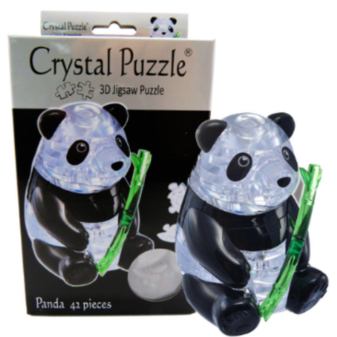 Playnlearn Panda Brand New 3d Crystal Puzzle Toys Games