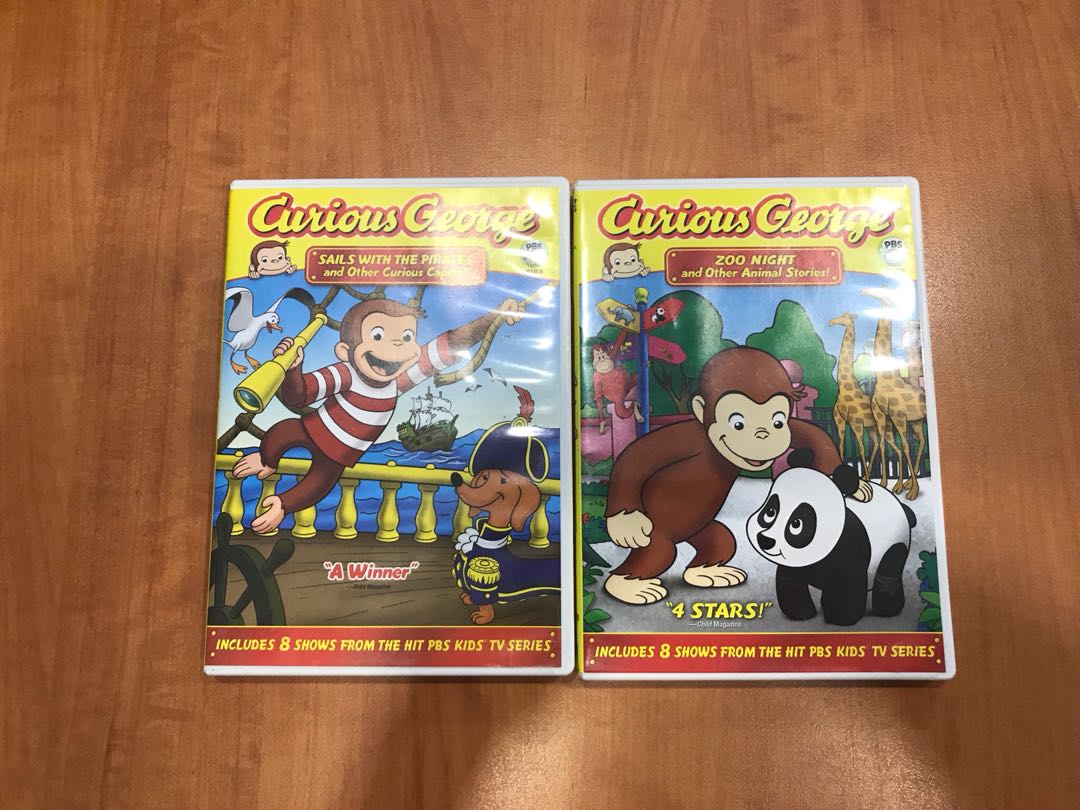 Curious George Dvd Set Of 2 Hobbies Toys Books Magazines Fiction Non Fiction On Carousell