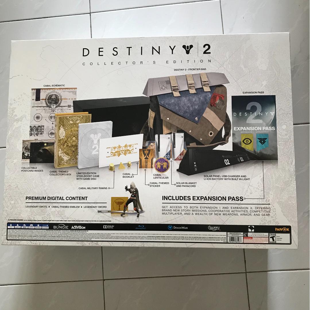 Sale Destiny 2 Collectors Edition Toys Games Video Gaming Video Games On Carousell