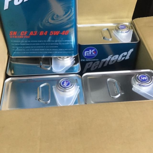 Fk Massimo 5w40 Engine Oil Car Accessories On Carousell