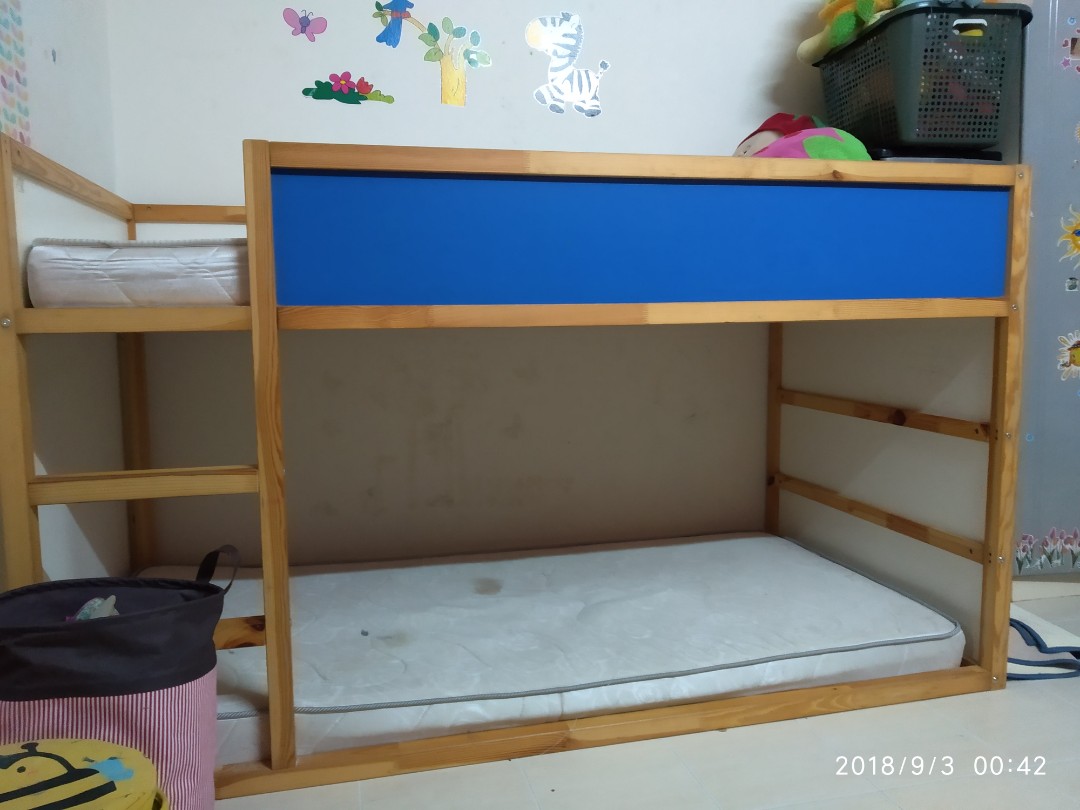 Ikea Double Decker Wooden Bed Frame Home Furniture Others On Carou Ikea Double Decker Wooden Bed Frame