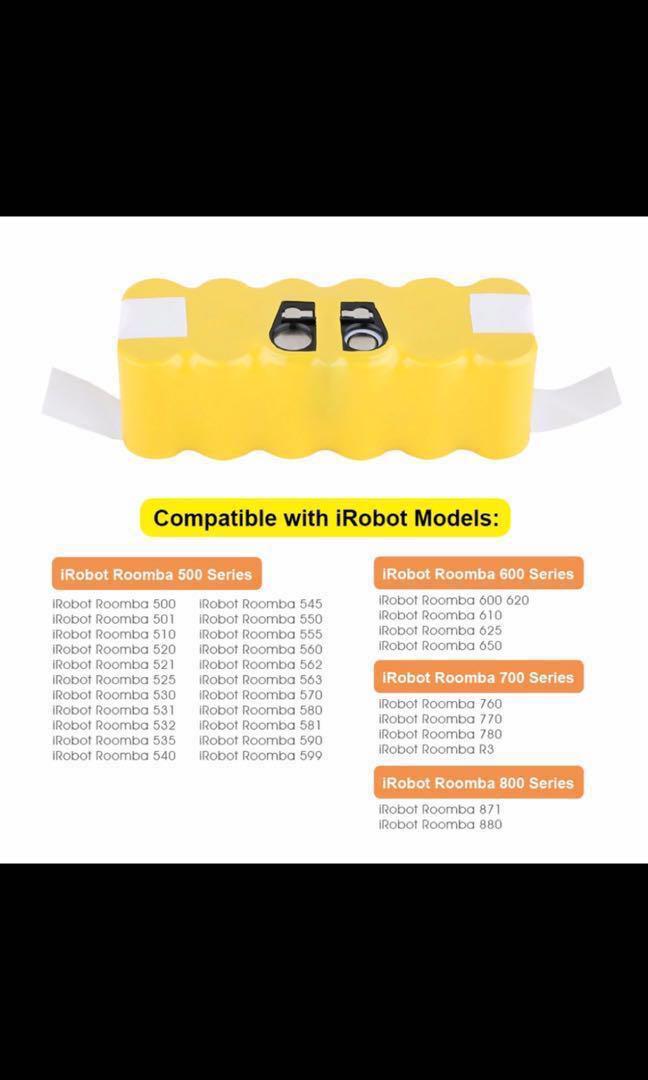 Irobot Replacement Roomba Battery Furniture Others On Carousell