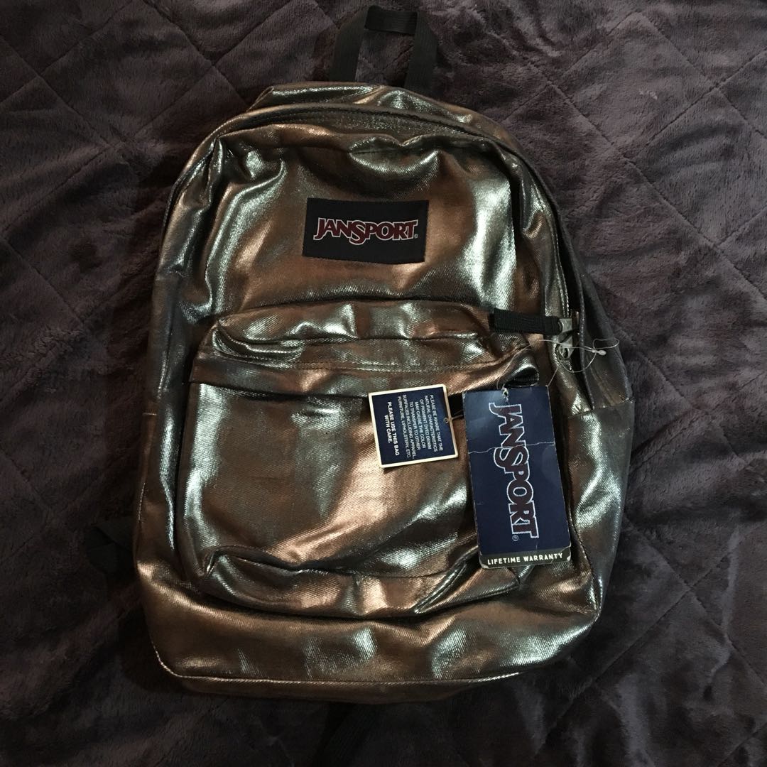 Jansport clearance metallic backpack