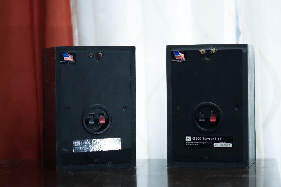 JBL CS100 Surround Pair Speaker, Audio, Soundbars, Speakers