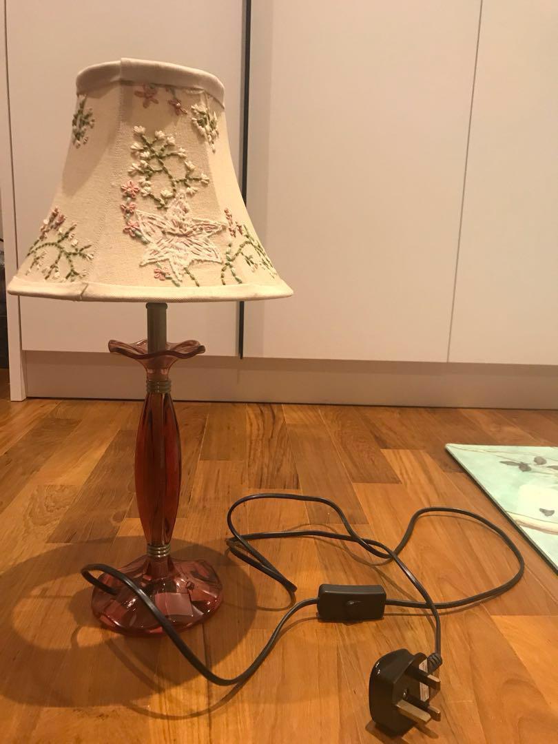 Laura Ashley Bedside Table Lamp Furniture Home Decor Lighting Supplies On Carousell It was a bummer that i could not use it however, due to the lamp being too large :( i would recommend this for an elegant bedroom or french country decor. carousell