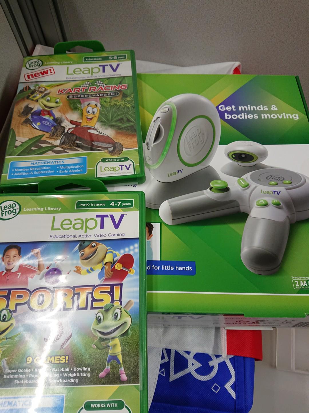 leapfrog leaptv educational gaming system