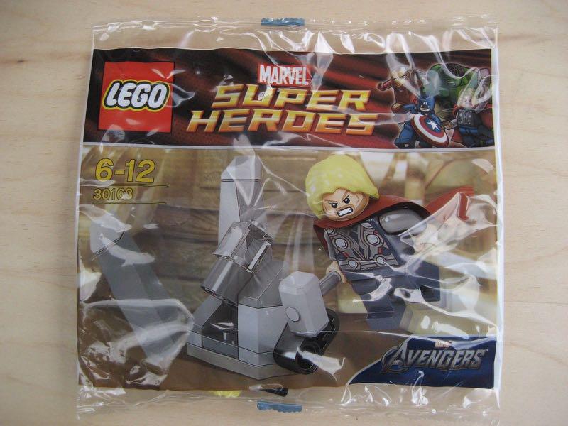 LEGO 30163 SUPER HEROES POLYBAG THOR & THE COSMIC CUBE BRAND NEW IN PACKET 