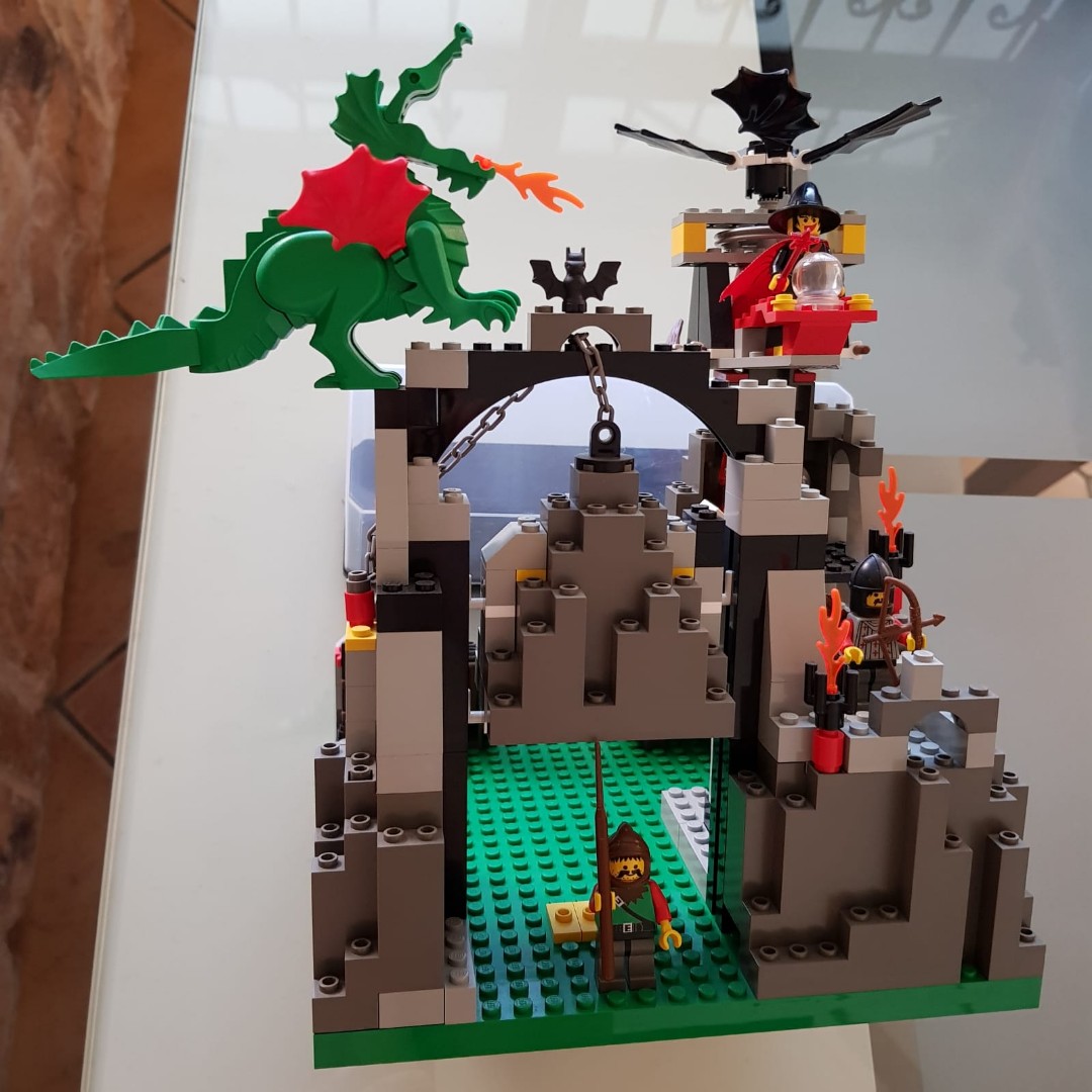 lego green dragon castle