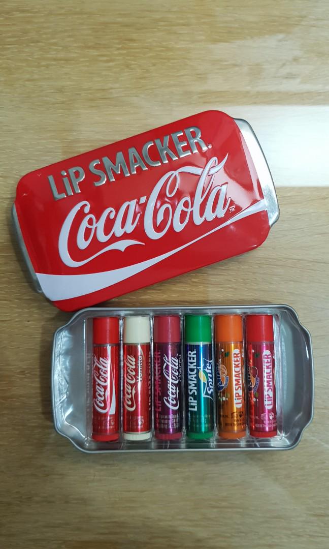 Lip Smackers Coca Cola Tin 6 Lip Balm Health Beauty Makeup On Carousell