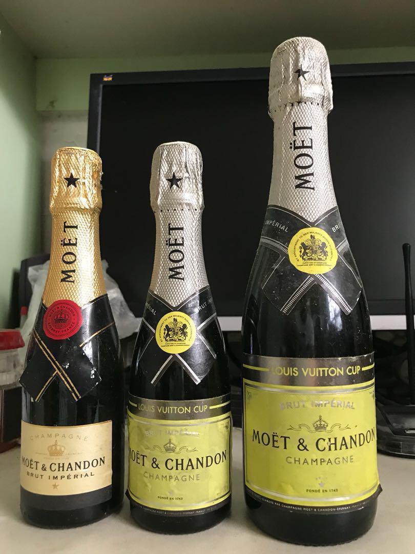 Louis vuitton 聯乘moet chandon champagne 枝, 嘢食& 嘢飲, 飲料- Carousell