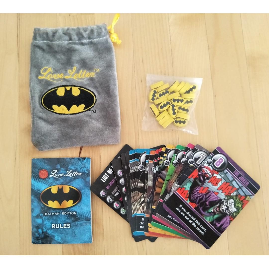 Love Letter Batman Edition – Card Game, Hobbies & Toys, Toys & Games on  Carousell