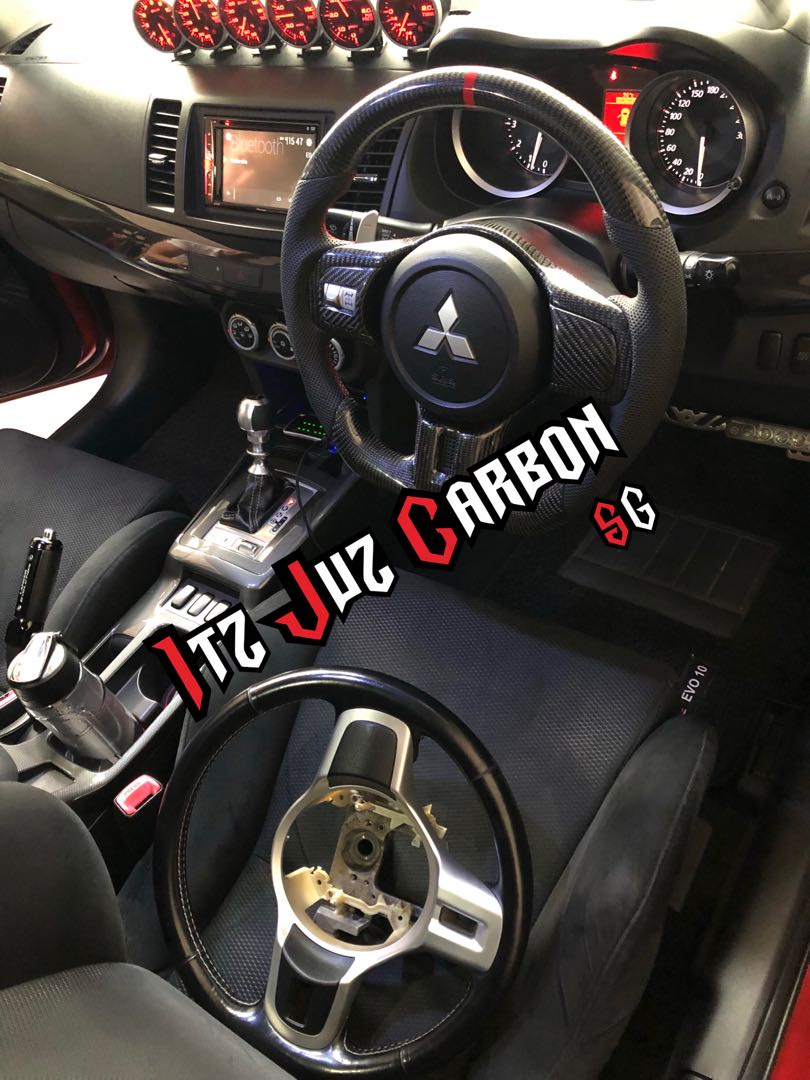 Mitsubishi Evo X Sst Carbon Steering Car Accessories Accessories
