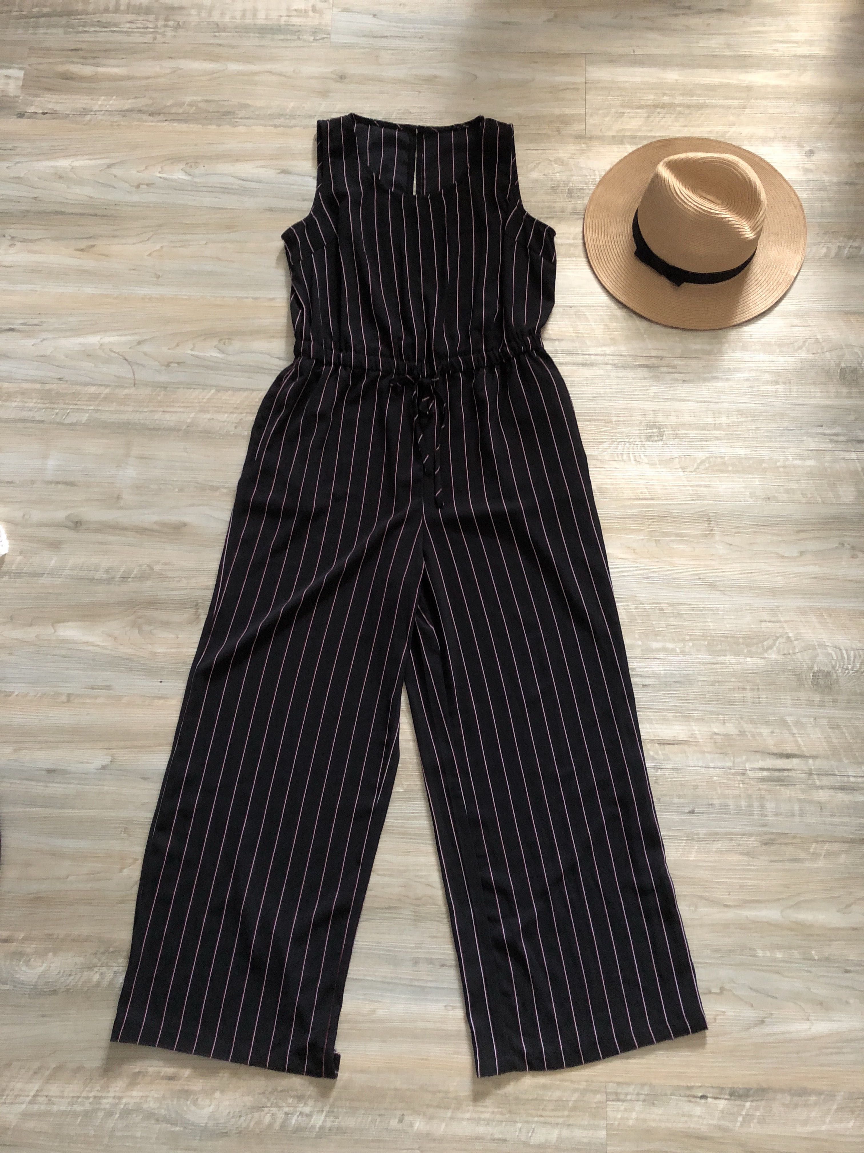 Striped jumpsuit clearance formal