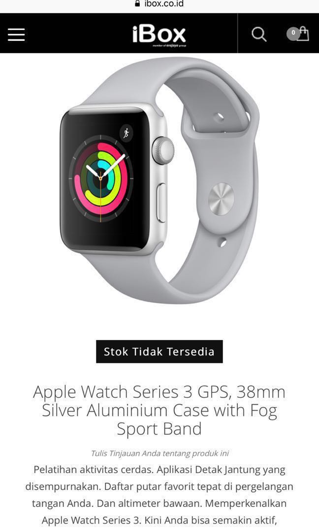New Apple Watch Series 3 Gps Elektronik Lainnya Di Carousell