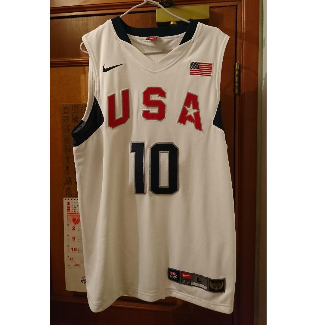kobe bryant usa jersey
