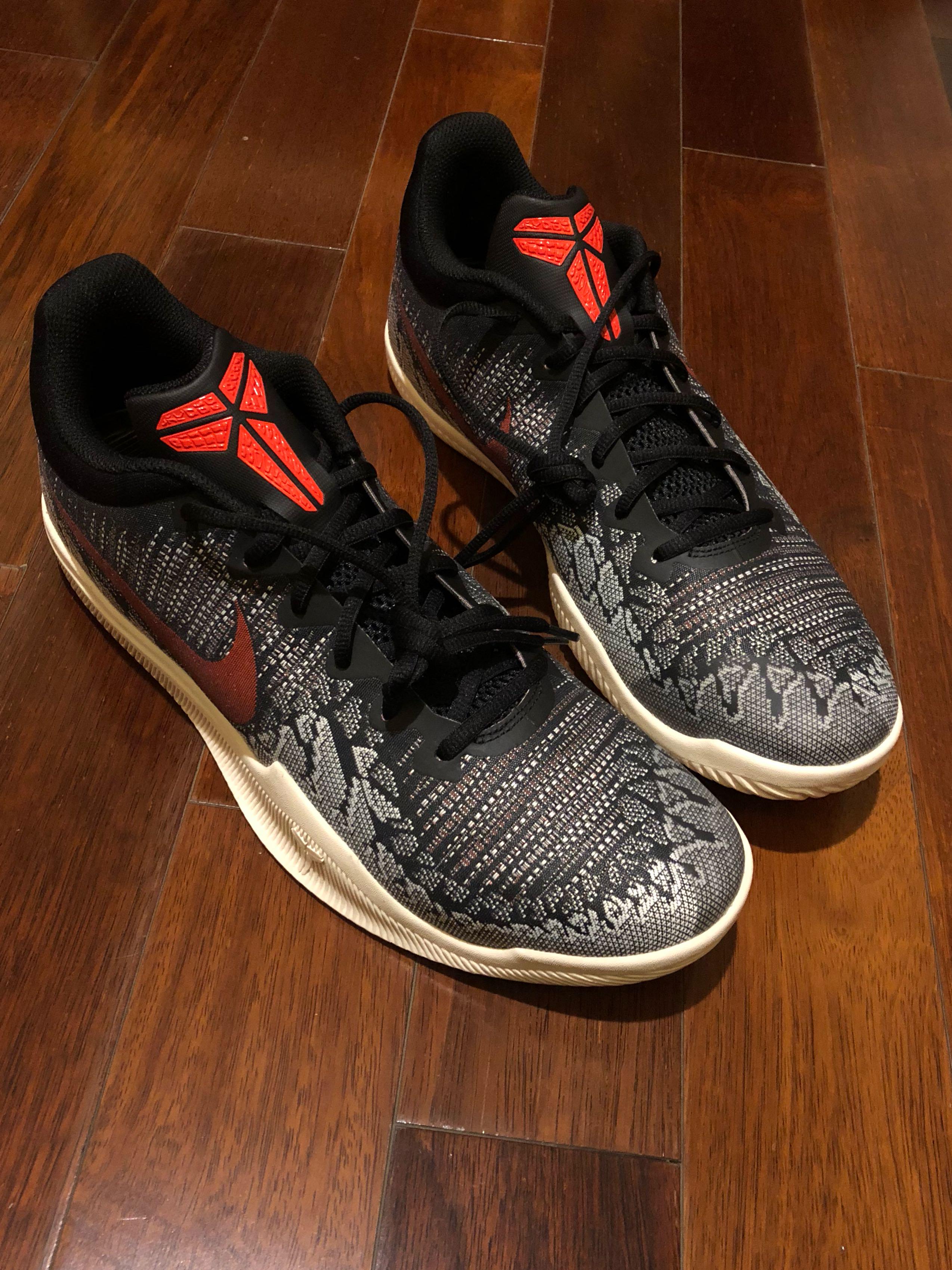 kobe mamba rage black and red