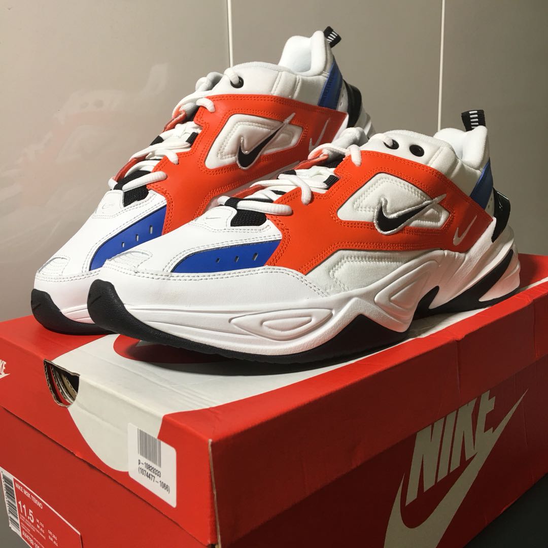 Nike M2K Tekno Blue Orange US11.5 UK10.5 EUR45.5