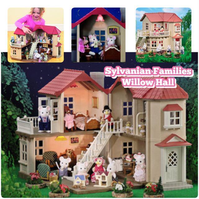 sylvanian families willow hall conservatory