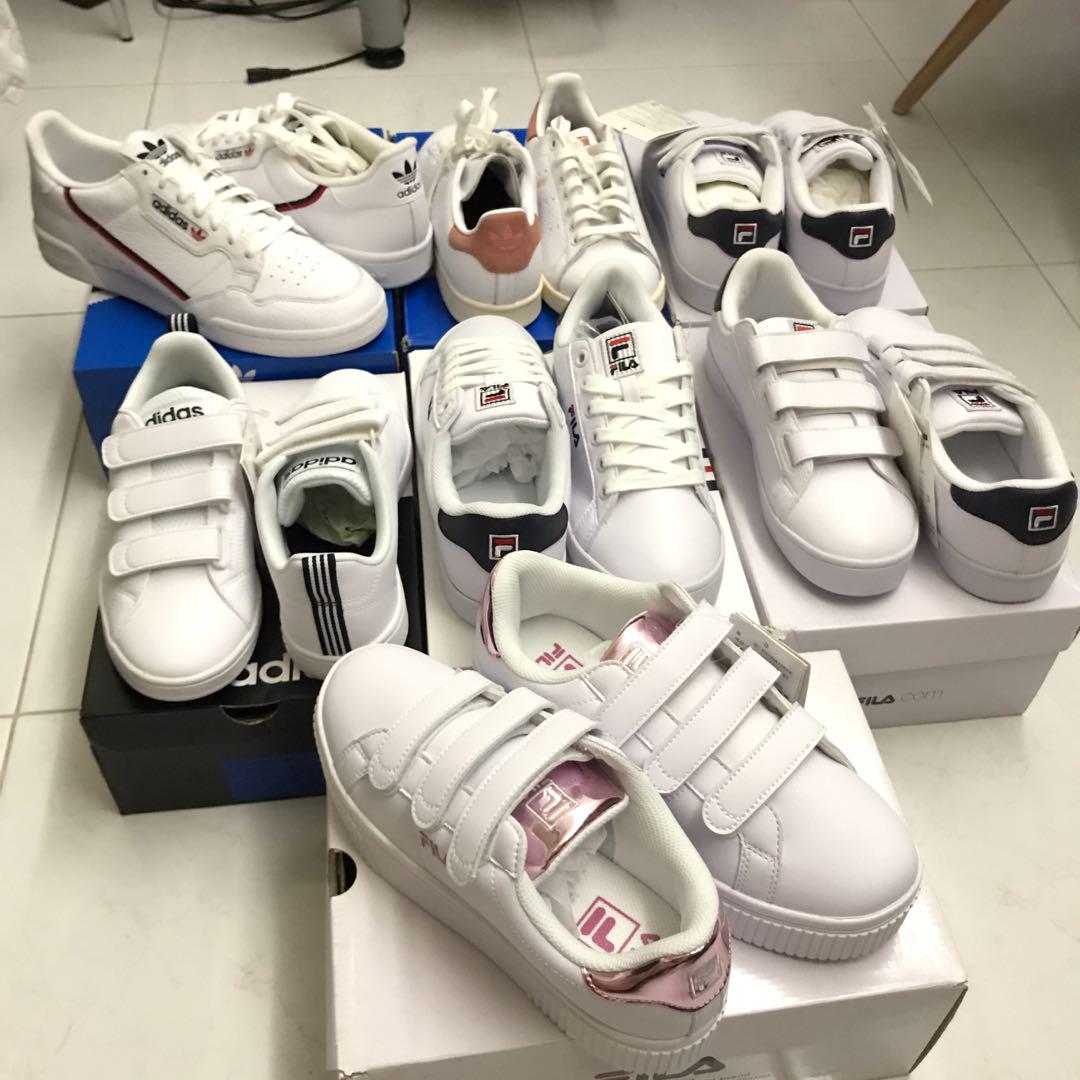 PO Arrival FILA Court Deluxe / Adidas Stan Smith / Adidas Continental 80,  Women's Fashion, Shoes, Sneakers on Carousell