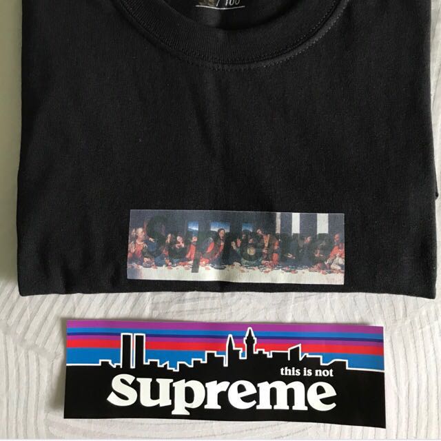 Supreme Last Supper Pullover Hoody Sweatshirt Box Logo SB 12