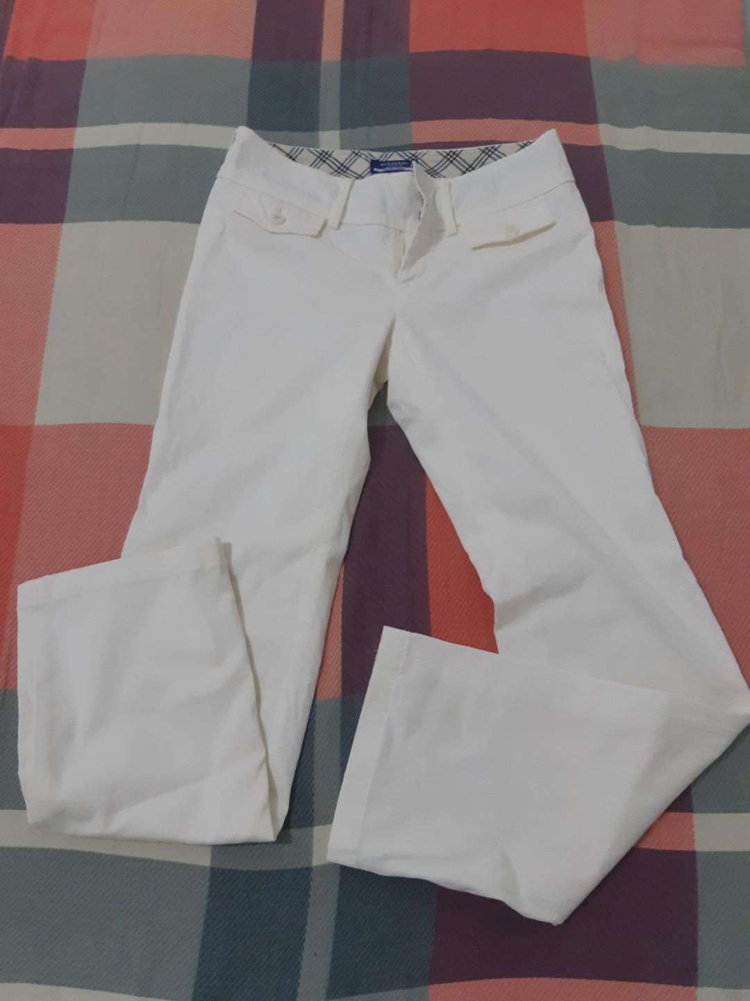 burberry white jeans