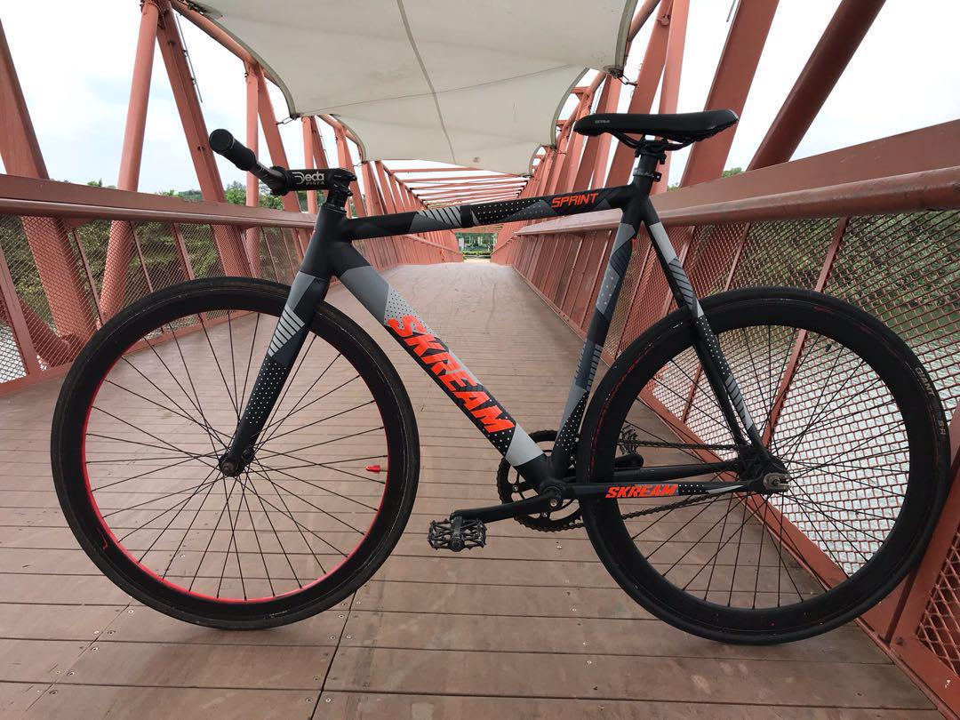 ⚠️詳細必見⚠️ ピストバイク SKREAM SPRINT V3 その他自転車パーツ