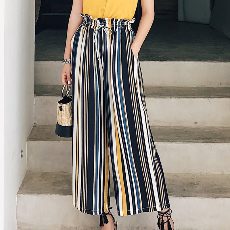 trendy loose pants