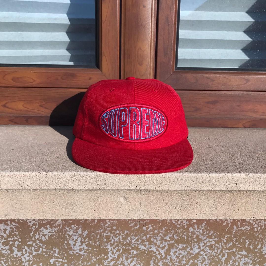 supreme snapback red