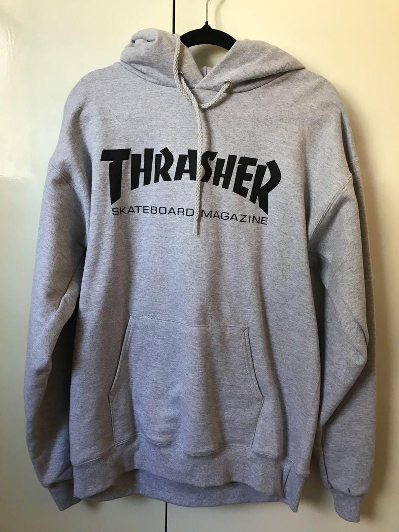 gray thrasher hoodie women's