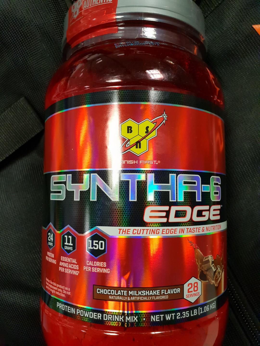 New Bsn Syntha 6 Edge 2 35lb Ultra Premium Iean Protein Powder Chocolate Milkshake Food Drinks Beverages On Carousell