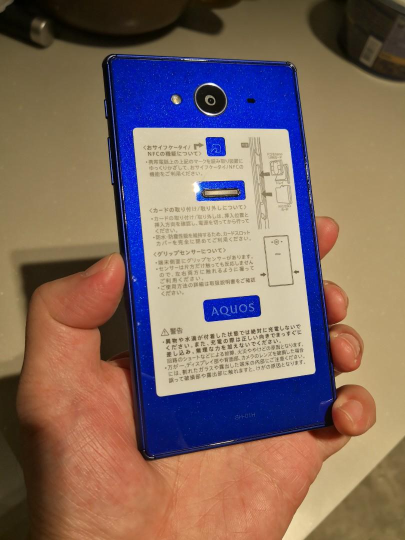 Ultra Rare Docomo Sharp Aquos Zeta Sh 01h 電子產品 手提電話 Carousell