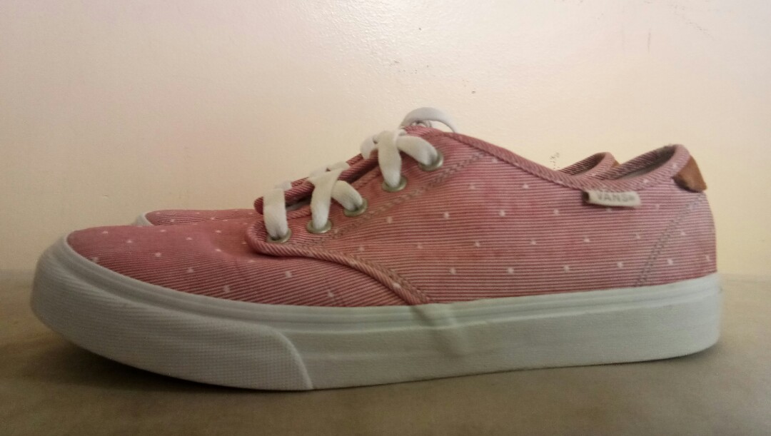 vans ultracush pink