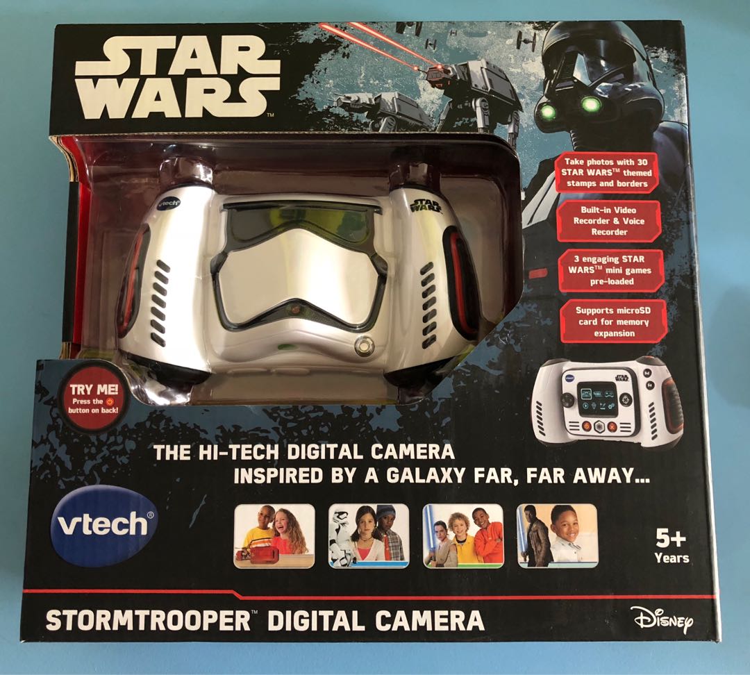 vtech star wars stormtrooper digital camera
