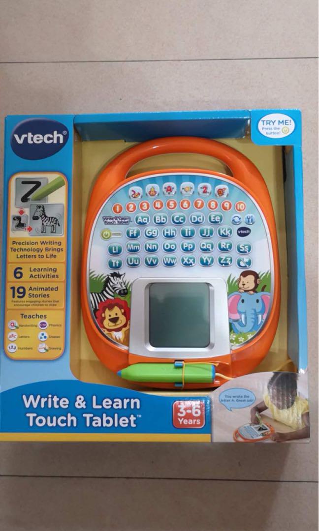 vtech write and learn touch tablet