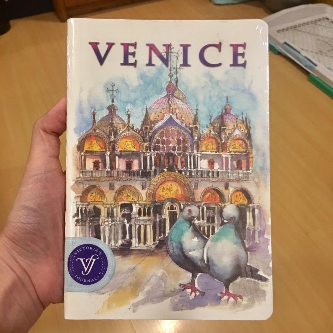 Watercolor Venice lined notebook set of 2 (Category: Stationery & School Supplies) located in Quezon City. Submitted by buzzlightyear182 (Listing ID 188161981, Image 1). Description: Size: 13 x 19cm Paper thickness: 80gsm Lined Brand new sealed Set of 2.