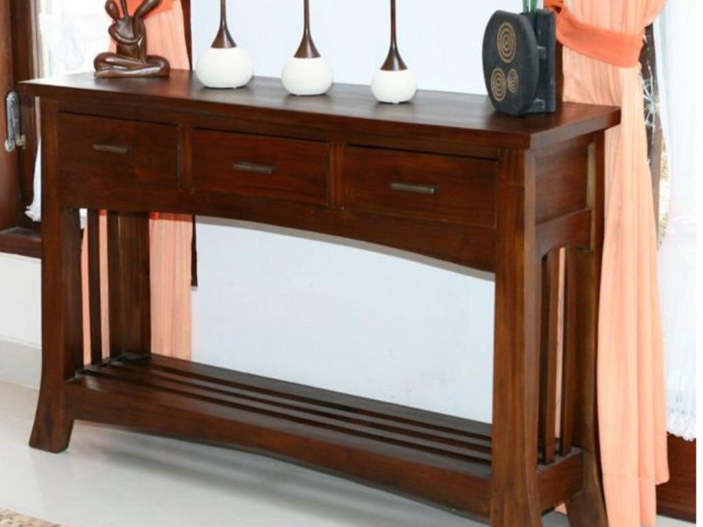 Wooden Console / Hall Table, Furniture & Home Living, Furniture, Tables ...