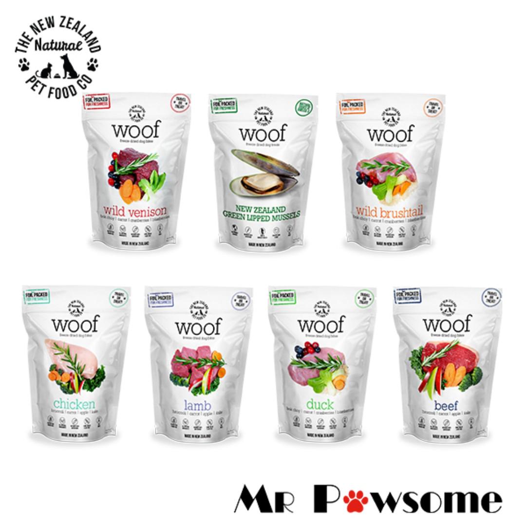 woof freeze dried dog food