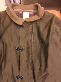 WTAPS 羊毛內裏 早期厚磅軍折銅扣外套 逸品