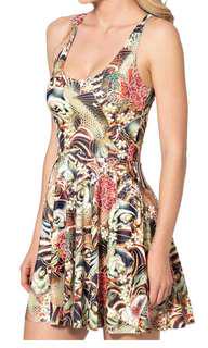 Koi Scoop Skater Dress