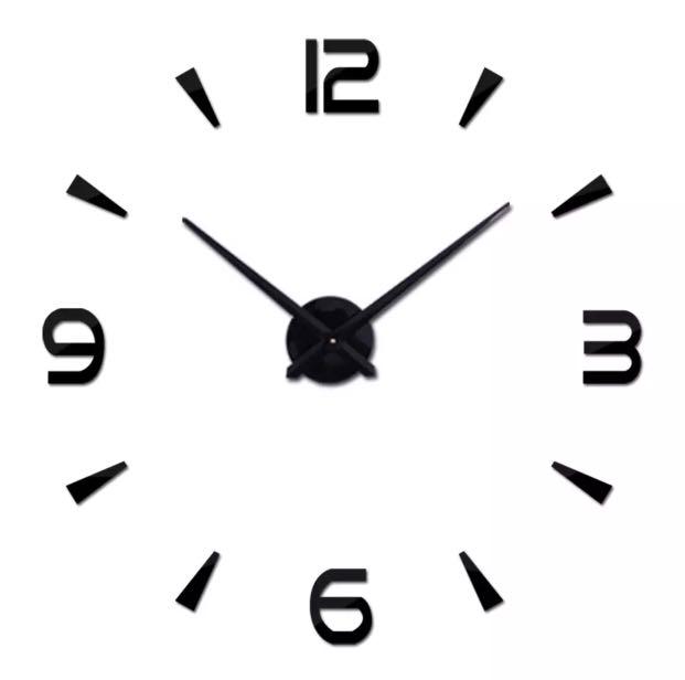 37inch Large Wall Clock Diy Modern 3d Sticker New Mirror Modern 3d Sticker New Diy Mirror Wall