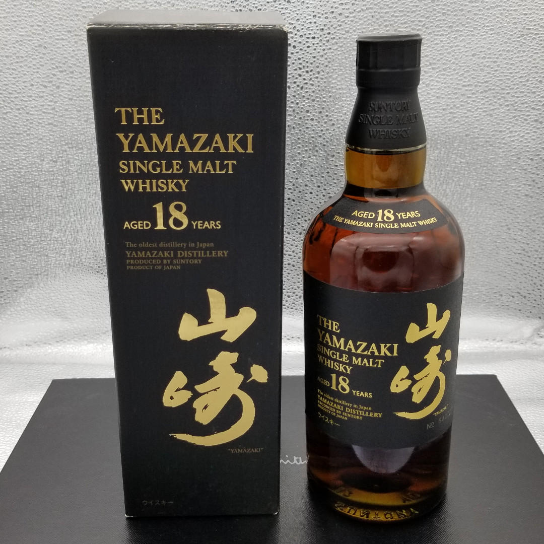 早期日版舊版有號碼山崎18年威士忌酒Yamazaki Whisky, 嘢食& 嘢飲